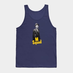 M Squad - Gun- Lee Marvin - 50s/60s Cop Show Tank Top